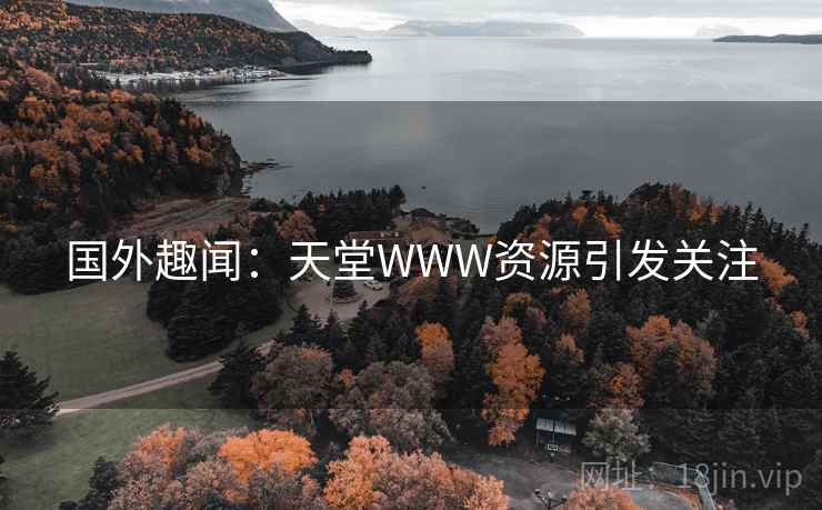 国外趣闻:天堂WWW资源引发关注 第2张 国外趣闻:天堂WWW资源引发关注 第2张
